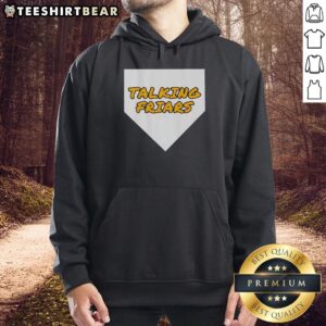 Alt Text: Top San Diego Padres Talking Friars logo hoodie featuring bold graphics and a comfortable fit for fans.