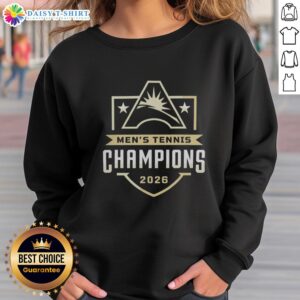 Good Stetson Hatters 2026 ASUN Men's Tennis Champions sweatshirt featuring team logo and vibrant colors.