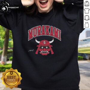 Original Murakami Southside Samurai Sweatshirt featuring vibrant artwork and bold colors for a stylish casual look.