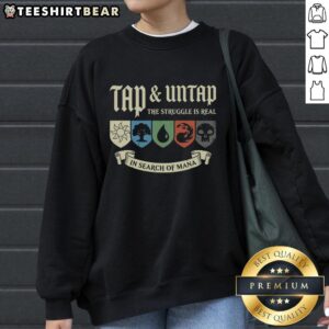 Alt Text: Original Tap Untap Sweatshirt in stylish design, perfect for casual wear and showcasing unique fashion.