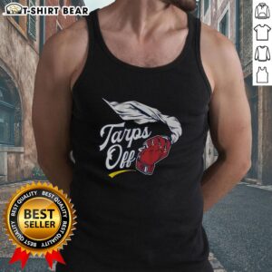 Alt Text: Awesome St. Louis Baseball Tarps Off Tank Top showcasing a stylish design perfect for fans on game day.