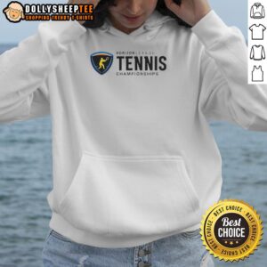 Hot Horizon League Tennis Championships hoodie featuring vibrant colors and logo, perfect for fans and players.
