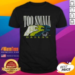 Alt Text: Original Paige Bueckers Too Small Dallas T-Shirt, featuring a stylish design for fans of women's basketball and Bueckers.