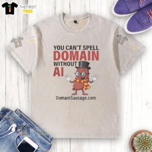 Pretty You Can't Spell Domain Without AI T-Shirt - Image 6