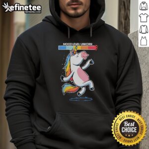 Colorful Nice Unicorn Happy Vibes Dancing Mood Hoodie, perfect for spreading joy and positivity in your wardrobe.