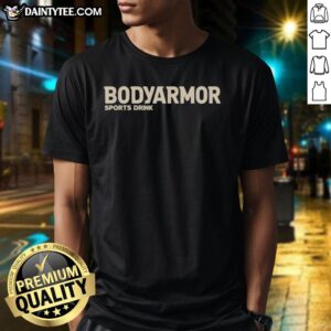 Stylish Pretty Bodyarmor Sports Drink T-Shirt in vibrant colors, perfect for athletes and fitness enthusiasts.