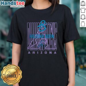Alt Text: Hot Arizona Diamondbacks 2026 City Connect Boxy Ladies Tee in vibrant colors, perfect for fans and casual wear.