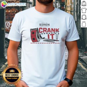 Good Carolina Hurricanes NHL Rinky Crank It Sound The Siren 2026 Playoffs T-Shirt design featuring team colors and logo.