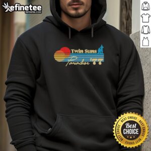 Good Twin Suns Paradise 1977 vintage hoodie featuring retro design and classic style, perfect for nostalgic fashion lovers.