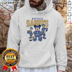 Nice Buffalo Sabres Disney team ice hockey hoodie featuring vibrant graphics and cozy design for fans.
