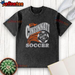 Good FC Cincinnati Retro Heritage Washed T-Shirt featuring a vintage design and vibrant team colors for fans.