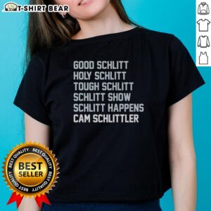 Top Good Schlitt Holy Schlitt Tough Schlitt Show Tee for ladies featuring vibrant design and comfortable fit.