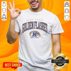 Premium Kent State Golden Flashes Classic Logo T-Shirt featuring vibrant logo design on a comfortable fabric.