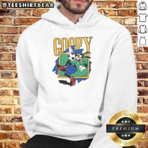 Premium Goofy Soccer Hoodie featuring a playful design, perfect for soccer enthusiasts and casual wear.