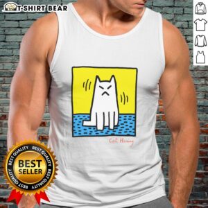Original Cat Haring Tank Top featuring vibrant designs and comfortable fit, perfect for casual wear and cat lovers.