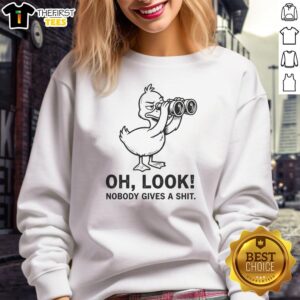 Alt Text: Stylish 'Zero Flocks Given' sweatshirt featuring bold lettering, perfect for casual wear and expressing a carefree attitude.