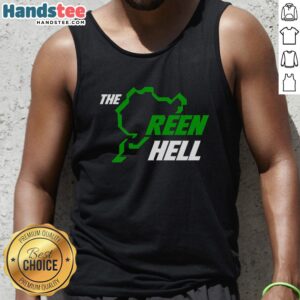 Awesome green tank top with 'Ain't Easy Being' design, perfect for casual wear and showcasing your style.