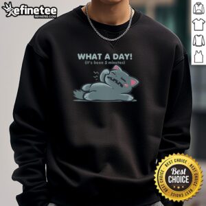 Cozy 'Nice What A Day It's Been' sweatshirt in soft fabric, perfect for casual wear. Ideal for comfort and style.