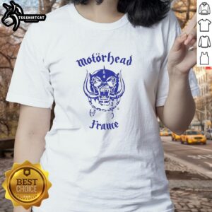 Nice Motorhead World Cup France National Team 2026 ladies tee featuring bold graphics and vibrant colors for fans.