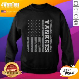 Good Yankee American Flag Sweatshirt featuring bold patriotic design, perfect for casual wear and celebrating American pride.