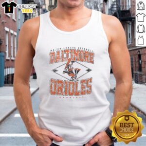 Premium Baltimore Orioles Major League Baseball Cooperstown Diamond Tank Top featuring team logo and stylish design.