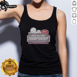 Good Ohio Valley Conference Beach Volleyball Championship tank top in Martin, TN, 2026, showcasing vibrant team colors.