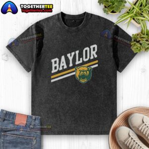 Official Baylor Sideline Forest Washed T-Shirt showcasing team logo and comfortable fit for fans on game day.