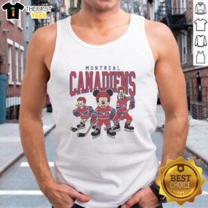 Good Montreal Canadiens Disney Team ice hockey tank top featuring vibrant graphics and a playful design for fans.