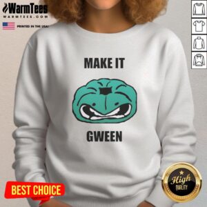 Cozy Top Make It Gwen sweatshirt in soft fabric, perfect for casual wear and stylish comfort.