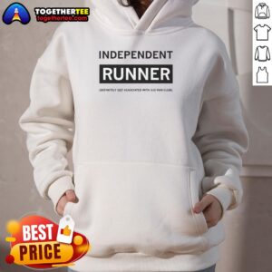 Good Independent Runner Hoodie in a stylish design, perfect for athletes and casual wear enthusiasts.