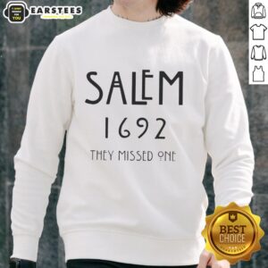 Awesome Salem 1692 sweatshirt featuring a unique design, perfect for history buffs and fans of Salem's witch trials.