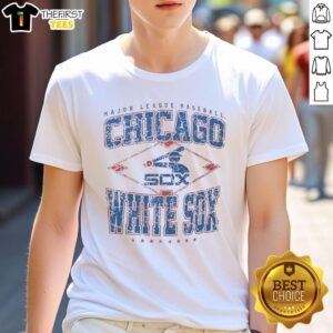 Premium Chicago White Sox Cooperstown Diamond T-Shirt showcasing MLB team logo and stylish design for fans.