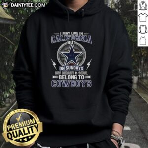 Good Dallas Cowboys NFL hoodie showcasing pride for the team, perfect for fans living in California on game days.