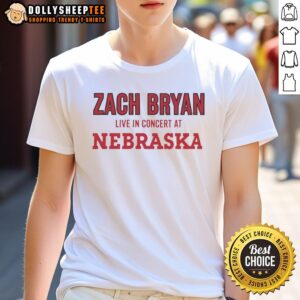 Nice Zach Bryan T-Shirt from April 25, 2026 concert in Lincoln, Nebraska, featuring vibrant design and event details.