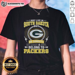 Original Green Bay Packers NFL ladies tee, perfect for game day in South Dakota, showcasing team spirit and love for the Packers.