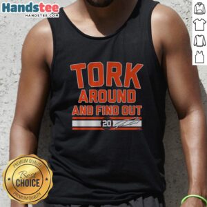 Premium Spencer Torkelson 'Tork Around And Find Out' tank top featuring a stylish design for baseball fans.