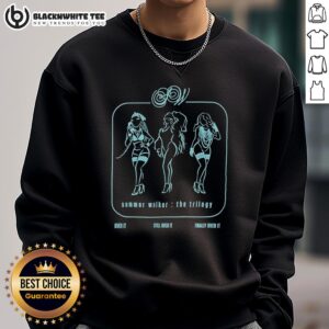 Vintage sweatshirt featuring 'Good Summer Walker: The Trilogy - Over It, Still Over It, Finally Over It' design.