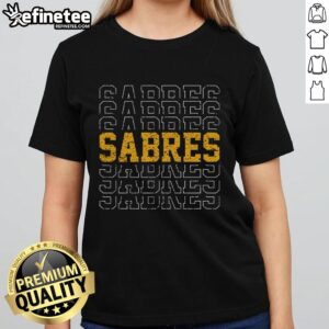 Good Sabres Vintage Ladies Tee featuring retro design and soft fabric, perfect for Buffalo Sabres fans.