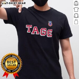 Alt Text: Nice Tage USA Buffalo Sabres hockey T-shirt featuring vibrant team colors and player graphics for fans.