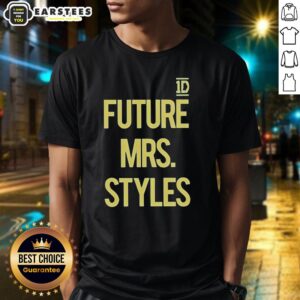 Good Future Mrs Styles 1D Logo T-Shirt featuring a stylish design for One Direction fans and Mrs. Styles supporters.