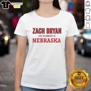 Zach Bryan concert tee for ladies, April 25, 2026, Lincoln, Nebraska, featuring vibrant design and event details.