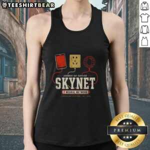 Stylish Nice Judgment Day Tech Statement Tank Top in vibrant colors, perfect for casual wear and tech enthusiasts.