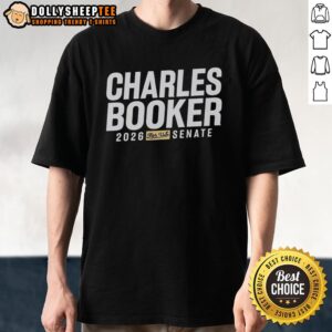 Nice Charles Booker For Us Senate T-Shirt featuring a bold design supporting Charles Booker's campaign for Senate.