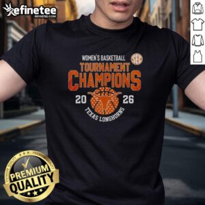 Original Texas Longhorns Game Day T-Shirt celebrating WBB SEC Tournament Champions, featuring team colors and logo.