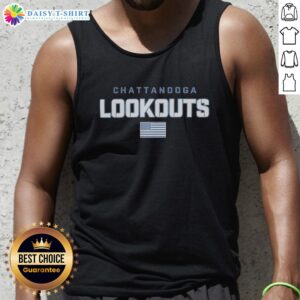 Good Chattanooga Lookouts patriotic spirit tank top featuring American flag design, celebrating team pride since 1909.