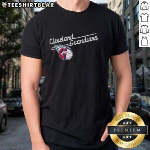 Soft As A Grape Cleveland Guardians T-Shirt featuring team logo, perfect for fans looking for stylish comfort.