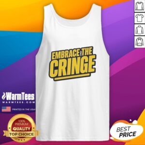 Official Embrace The Cringe Tank Top featuring a bold, graphic design perfect for casual, playful outfits.