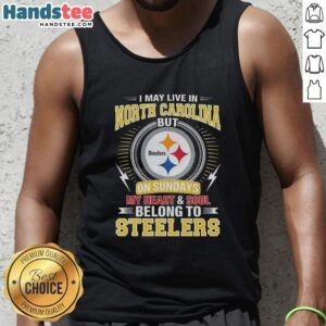 Official Pittsburgh Steelers tank top for fans in North Carolina, showcasing team pride on game days.