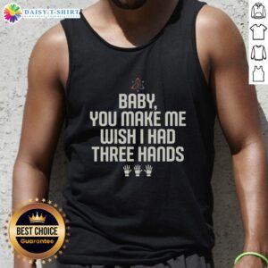 Awesome Wish I Had Three Hands Tank Top featuring a fun graphic design, perfect for casual summer outfits.