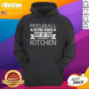 Original Pickleball Keeping Women Out Of The Kitchen Hoodie in vibrant colors, perfect for pickleball enthusiasts.